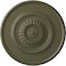 Ekena Millwork Large Floral Ceiling Medallion, Hand-Painted Painted Turtle, 41 1/8"OD x 2 1/2"P CM41FLPTF - alternate 1